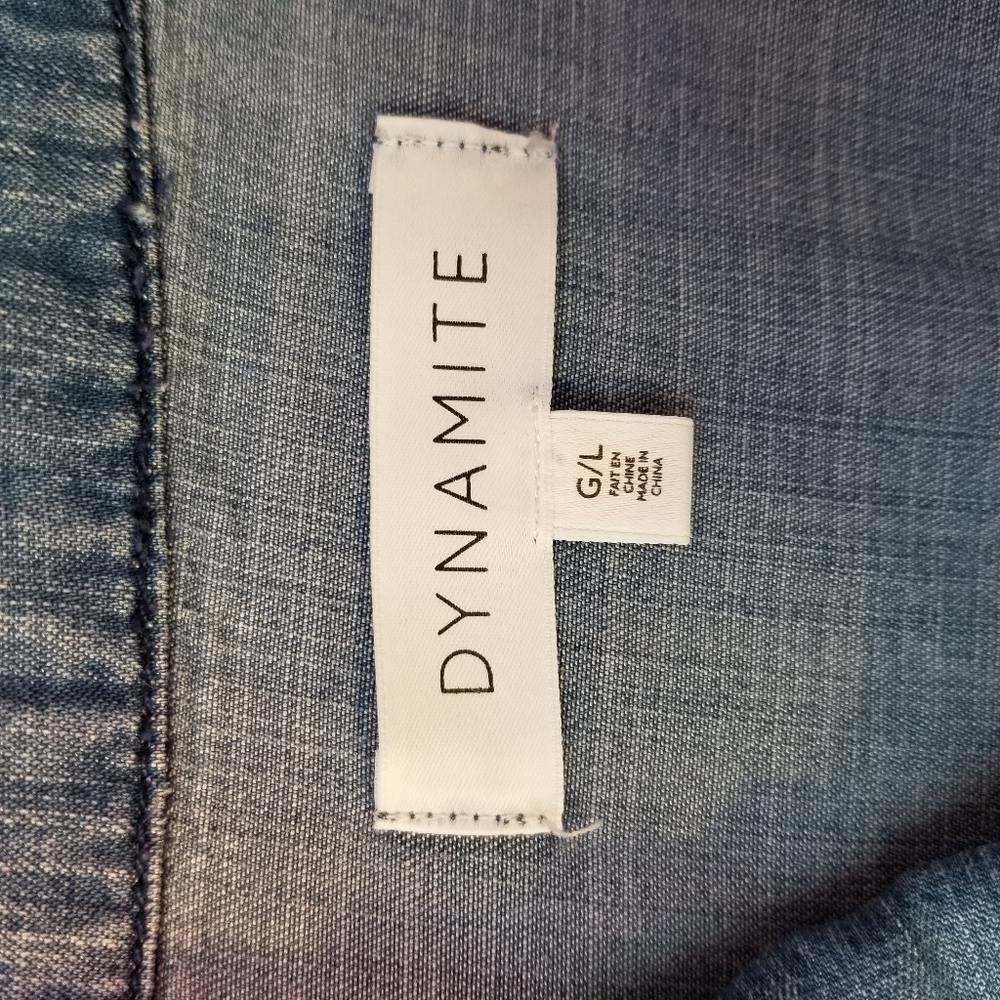Dynamite denim buttom down - Picture 7 of 8